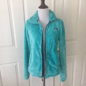 The North Face Osito plush fleece jacket mint XS